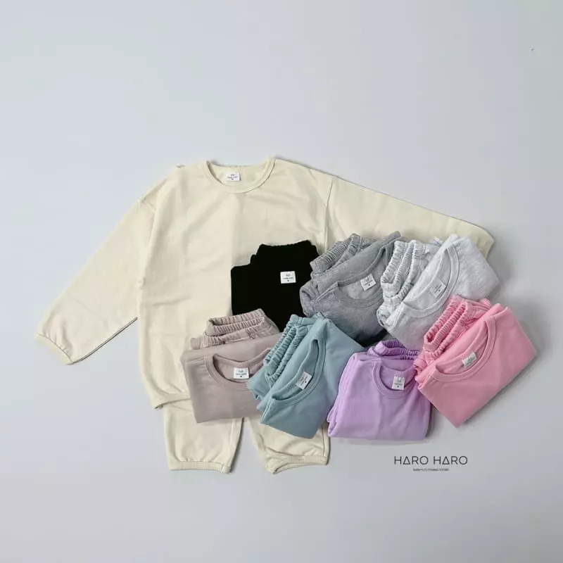 Haro Haro - Korean Children Fashion - #fashionkids - Always Cool Top Bottom Set - 9