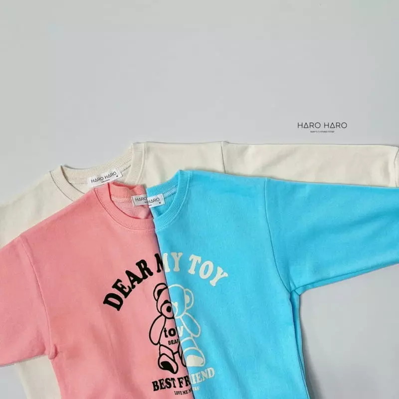 Haro Haro - Korean Children Fashion - #fashionkids - Bear Doll Sweatshirt - 5