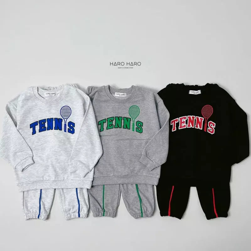Haro Haro - Korean Children Fashion - #kidsshorts - Tennis Sweatshirt - 8