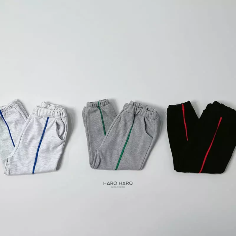 Haro Haro - Korean Children Fashion - #kidsshorts - Unique Jogger Pants - 7