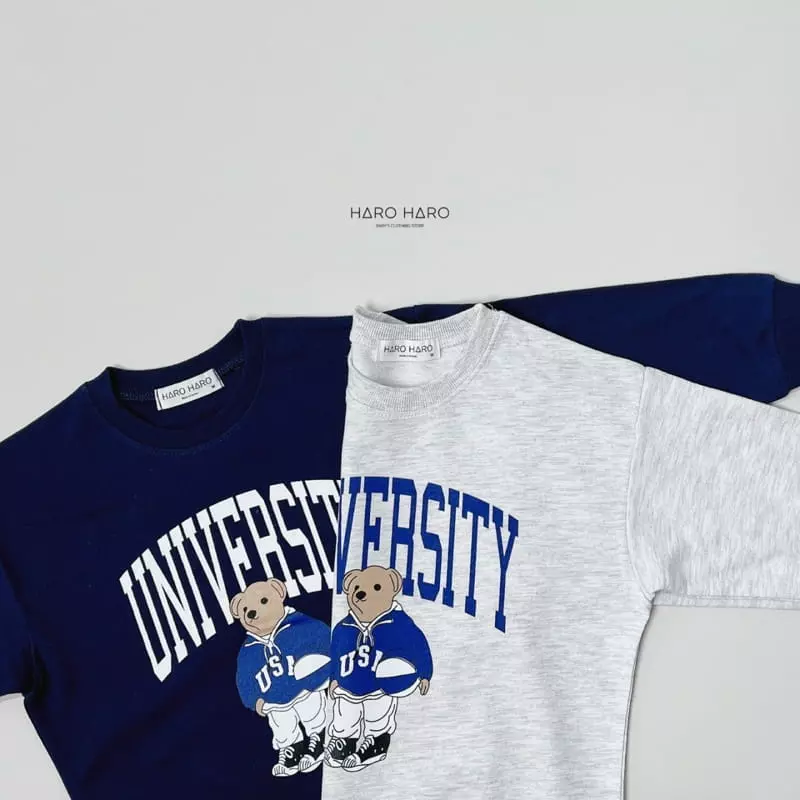 Haro Haro - Korean Children Fashion - #kidsshorts - University Sweatshirt - 3