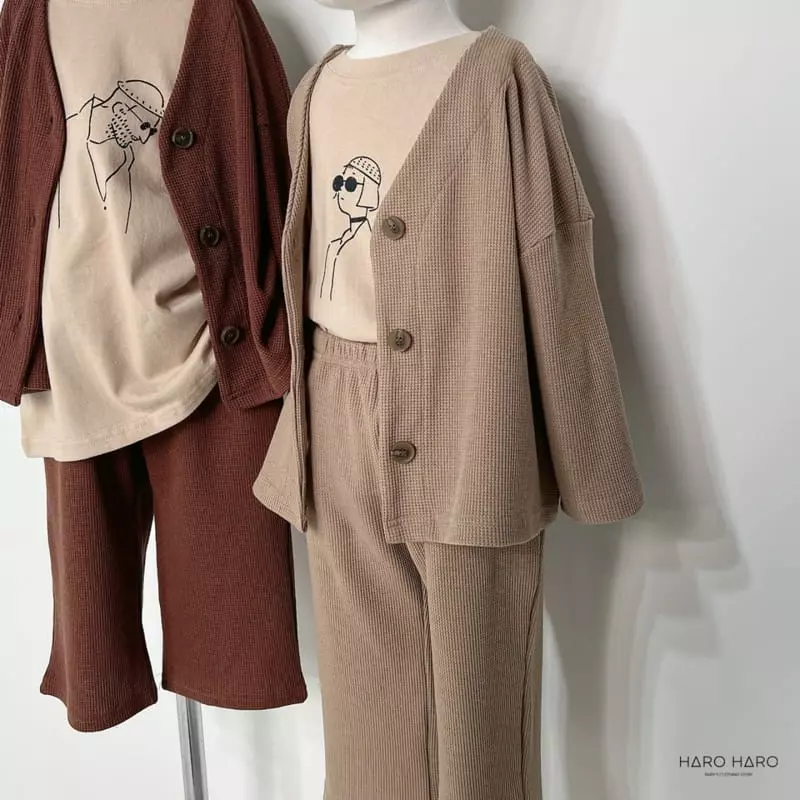 Haro Haro - Korean Children Fashion - #kidsstore - Chocolat Cardigan - 12