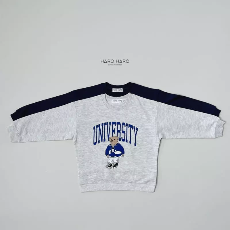 Haro Haro - Korean Children Fashion - #kidsshorts - University Sweatshirt - 4