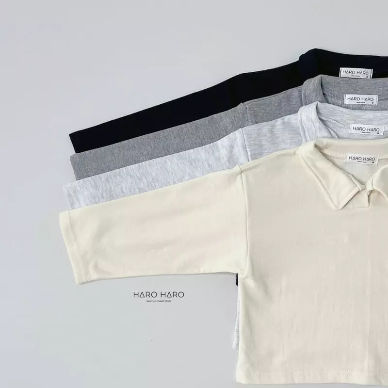 Haro Haro - Korean Children Fashion - #kidzfashiontrend - Bonito Collar Tee - 3