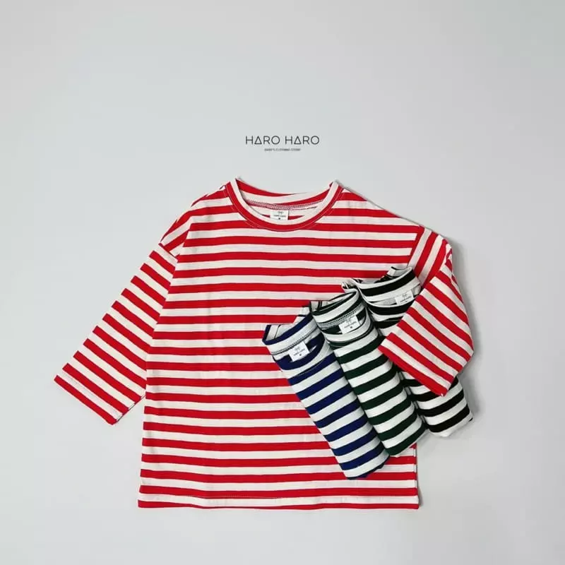 Haro Haro - Korean Children Fashion - #littlefashionista - Paint Tee - 11