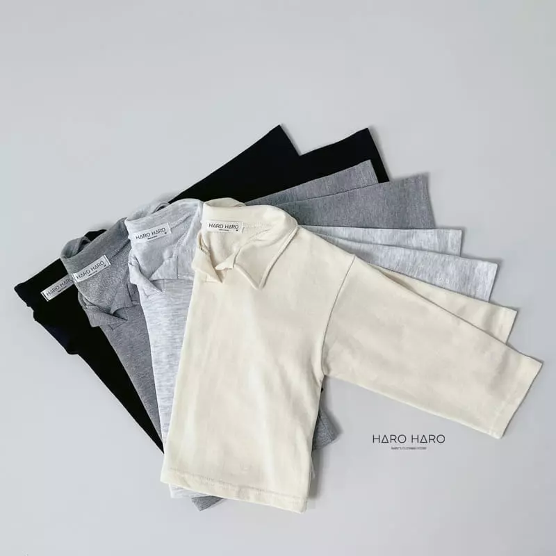 Haro Haro - Korean Children Fashion - #minifashionista - Bonito Collar Tee - 7