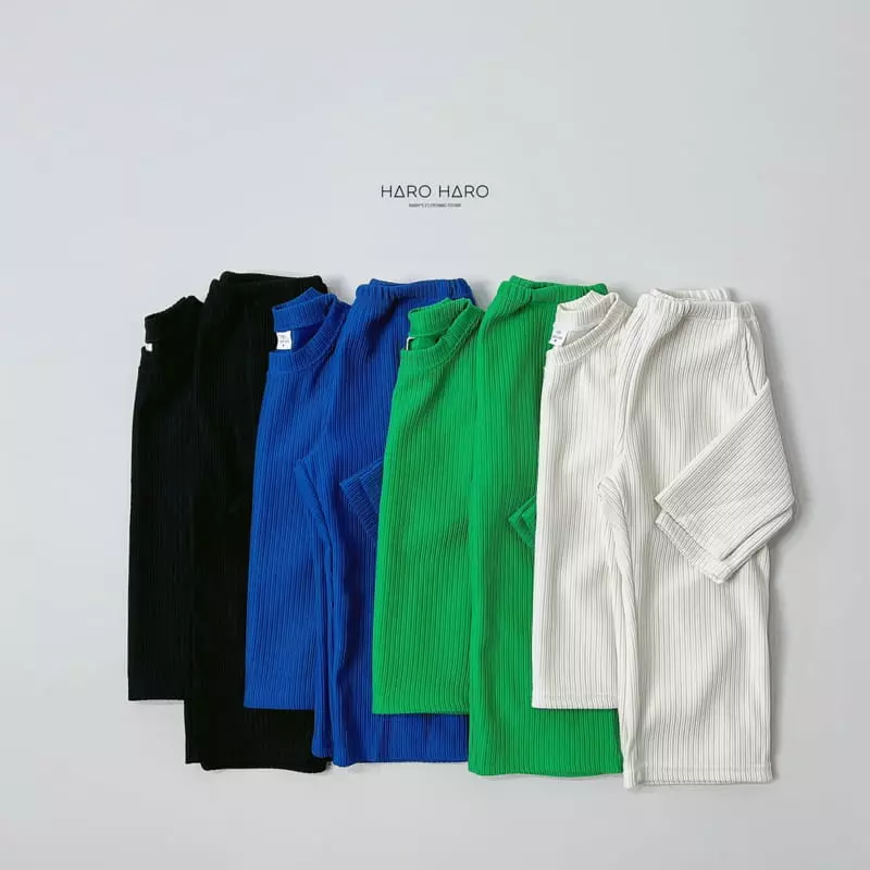 Haro Haro - Korean Children Fashion - #magicofchildhood - Live Pleats Top Bottom Set - 4