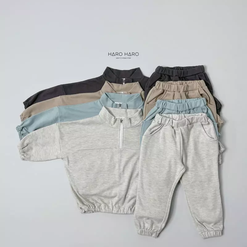 Haro Haro - Korean Children Fashion - #minifashionista - Awesome Anrak Top Bottom Set - 4