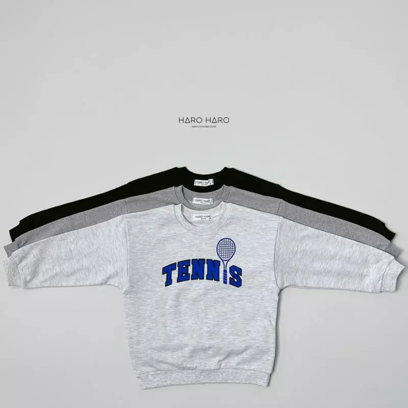 Haro Haro - Korean Children Fashion - #stylishchildhood - Tennis Sweatshirt - 2