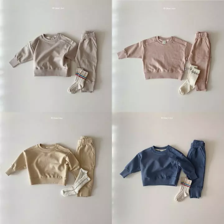 Here I Am - Korean Children Fashion - #childofig - New Steady Top Bottom Set - 12