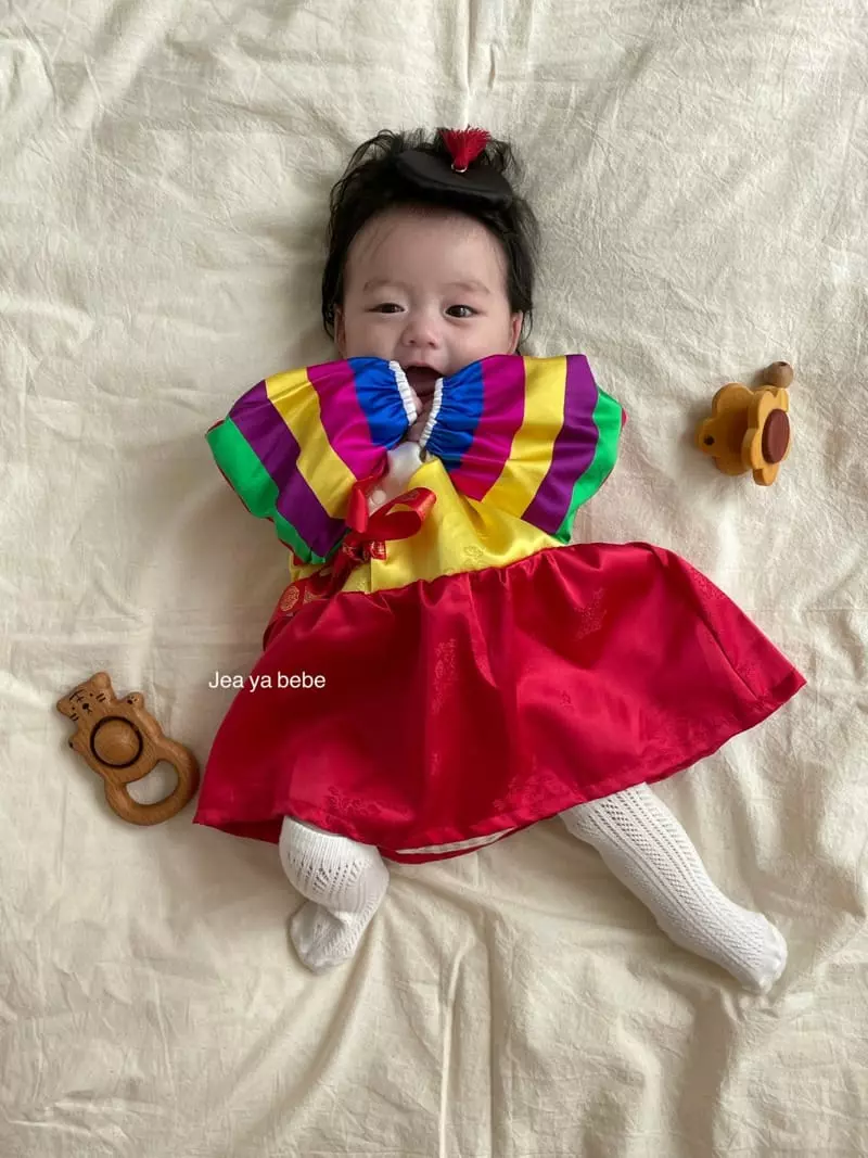 Jeaya & Mymi - Korean Baby Fashion - #onlinebabyboutique - Girl Bebe Retro Hanbok - 2