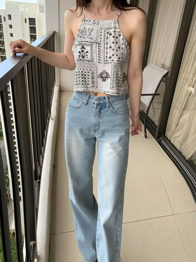 Knaite - Korean Women Fashion - #thelittlethings - Brush Wild Jeans - 4