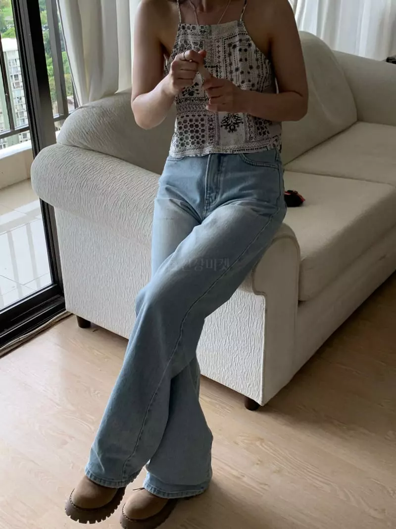 Knaite - Korean Women Fashion - #thelittlethings - Brush Wild Jeans - 3