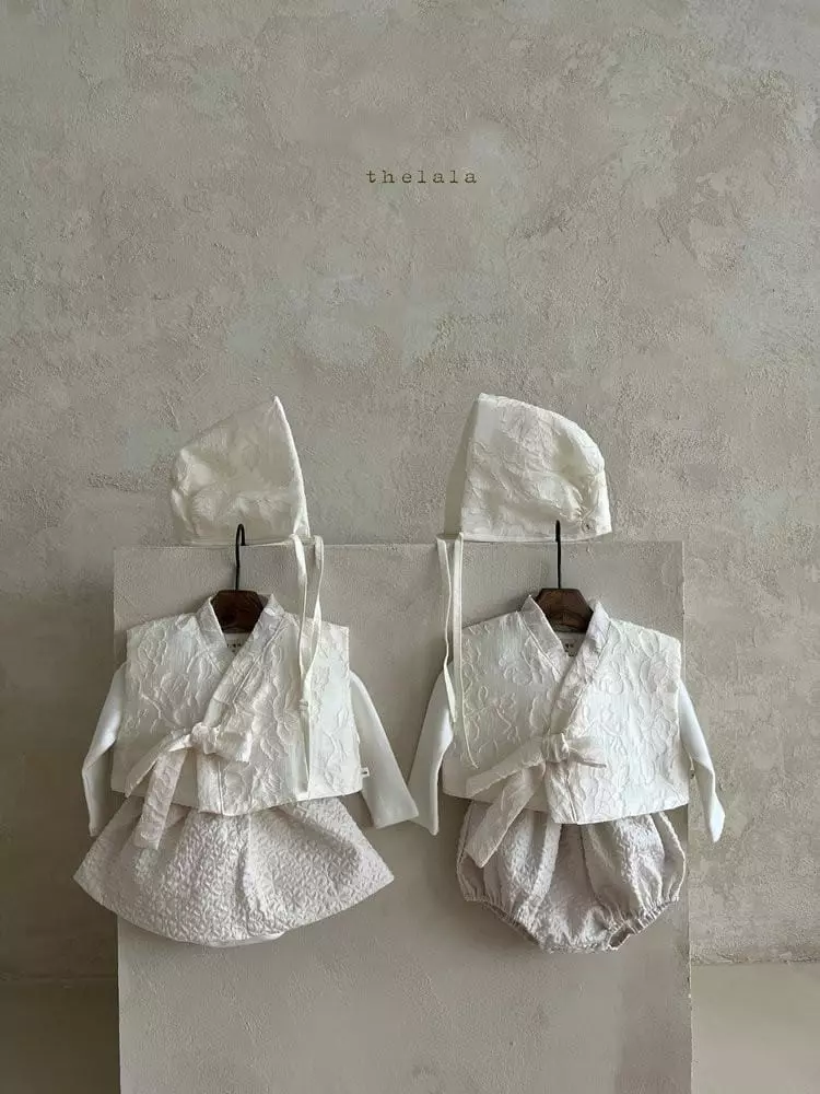 Lala - Korean Baby Fashion - #babyboutiqueclothing - Jin Hanbok Baby with Bonnet Boy
