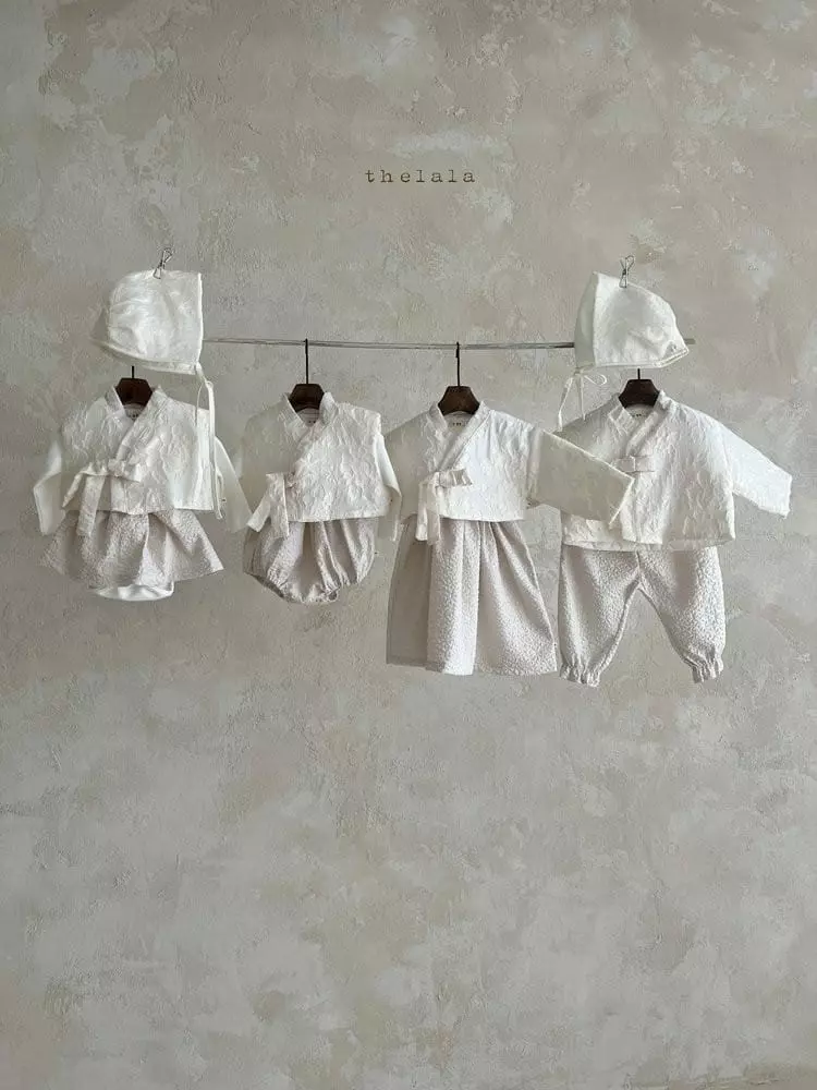 Lala - Korean Baby Fashion - #babyclothing - Jin Hanbok Baby with Bonnet Girl - 3