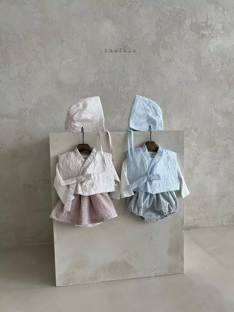 Lala - Korean Baby Fashion - #babyfever - Jin Hanbok Baby with Bonnet Girl - 5