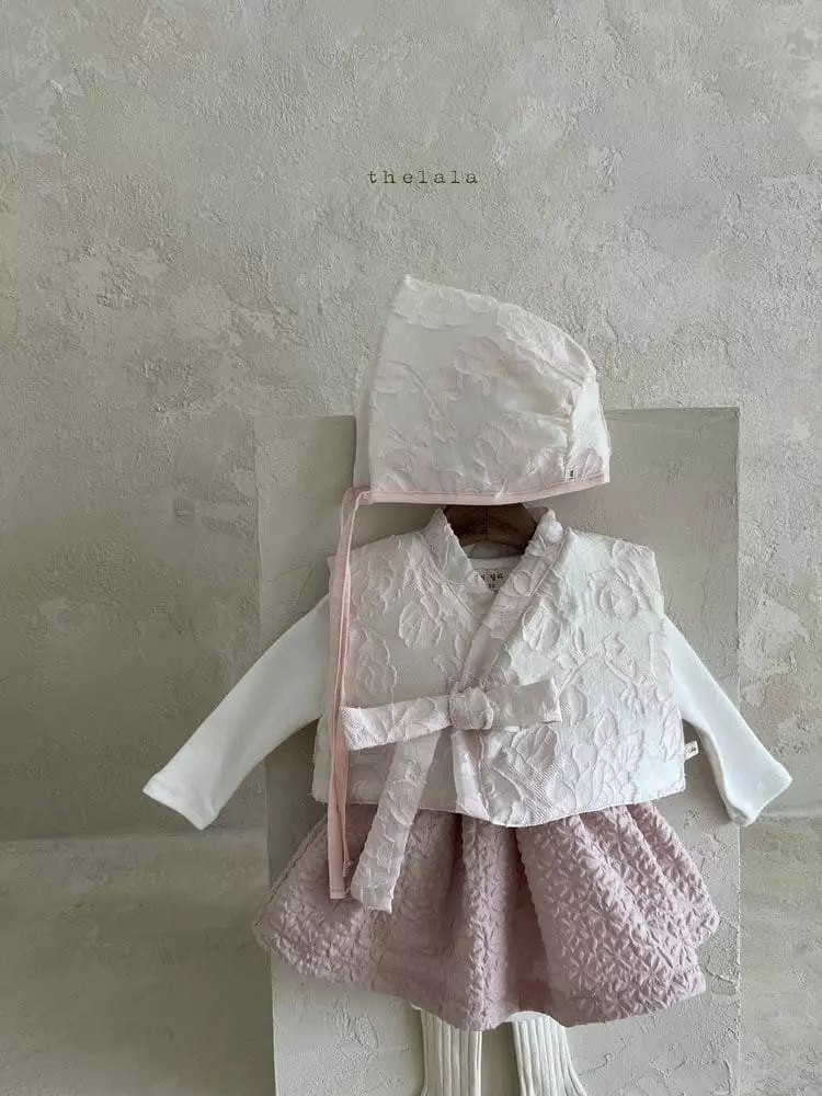 Lala - Korean Baby Fashion - #babywear - Jin Hanbok Baby with Bonnet Girl - 12