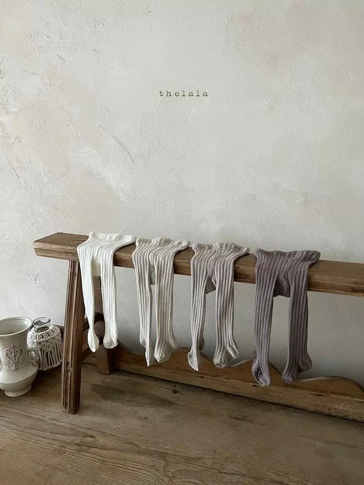 Lala - Korean Children Fashion - #prettylittlegirls - Lala Rib Tights 