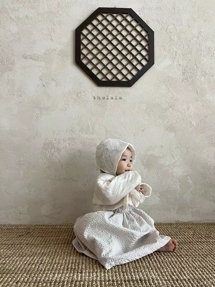 Lala - Korean Children Fashion - #stylishchildhood - Jin Hanbok Kid with Bonnet Girl - 3
