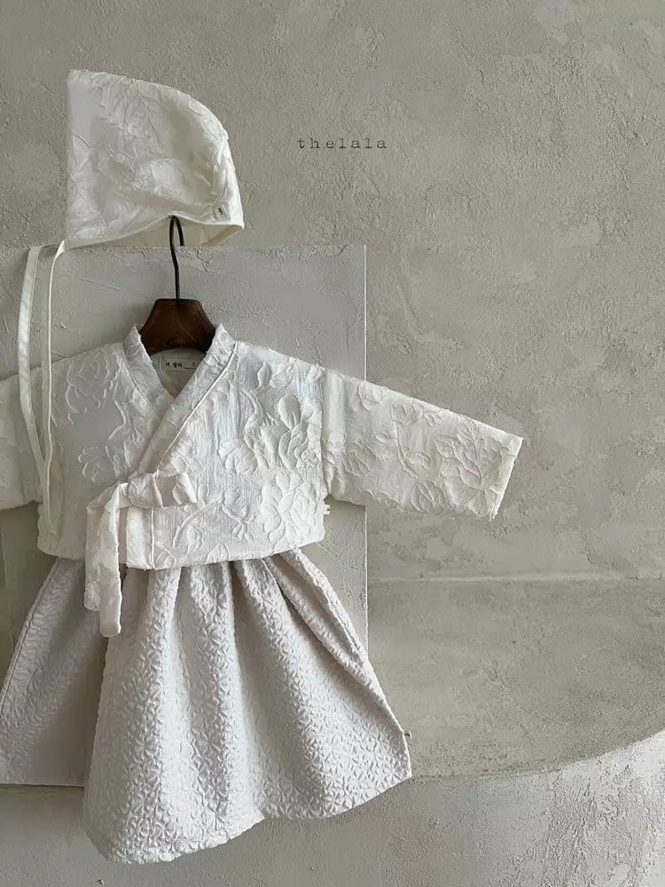Lala - Korean Children Fashion - #toddlerclothing - Jin Hanbok Kid with Bonnet Girl - 2
