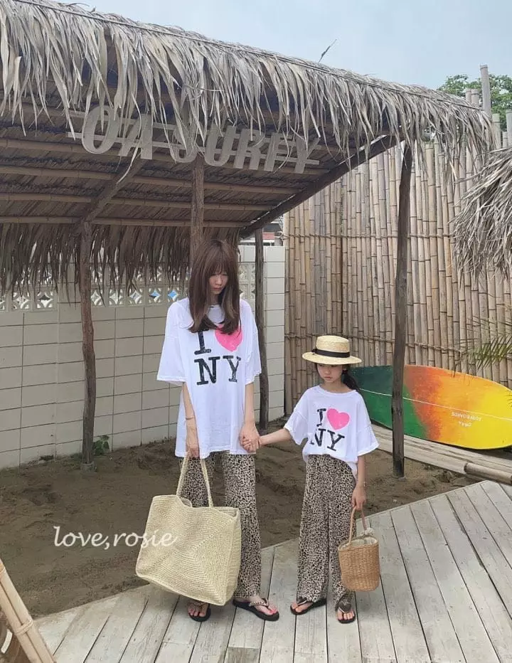 Love Rosie - Korean Children Fashion - #designkidswear - Leopard Pleat Pants with Mom - 3