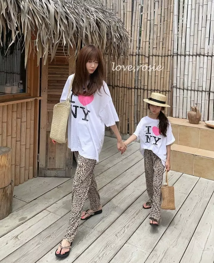 Love Rosie - Korean Children Fashion - #kidzfashiontrend - Leopard Pleat Pants with Mom - 8