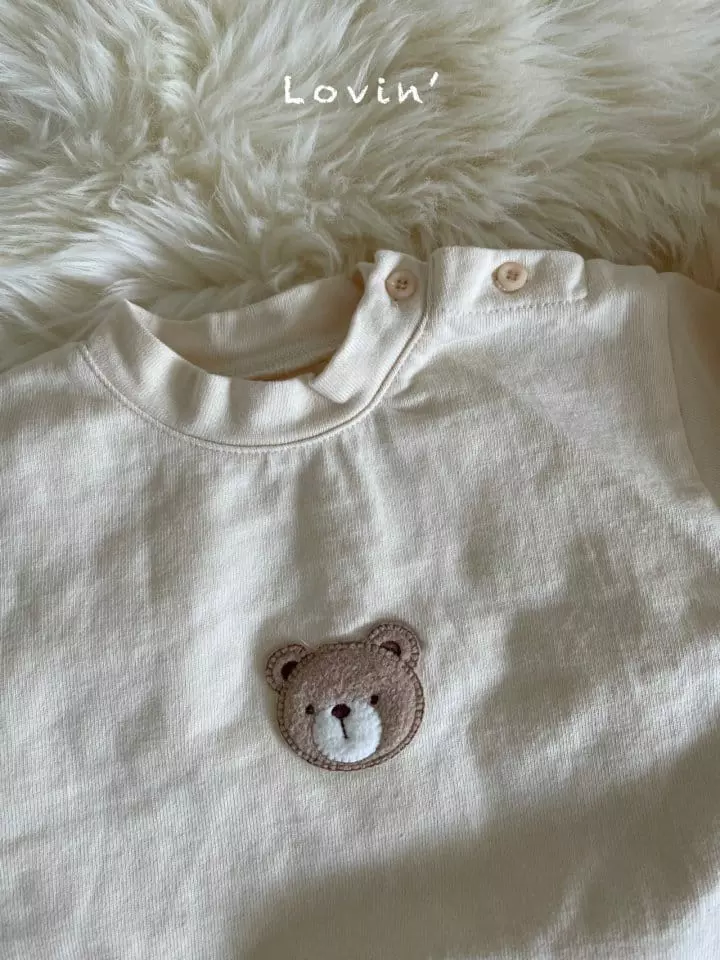 Lovin - Korean Baby Fashion - #babyclothing - Bear Bodysuit Bebe - 4