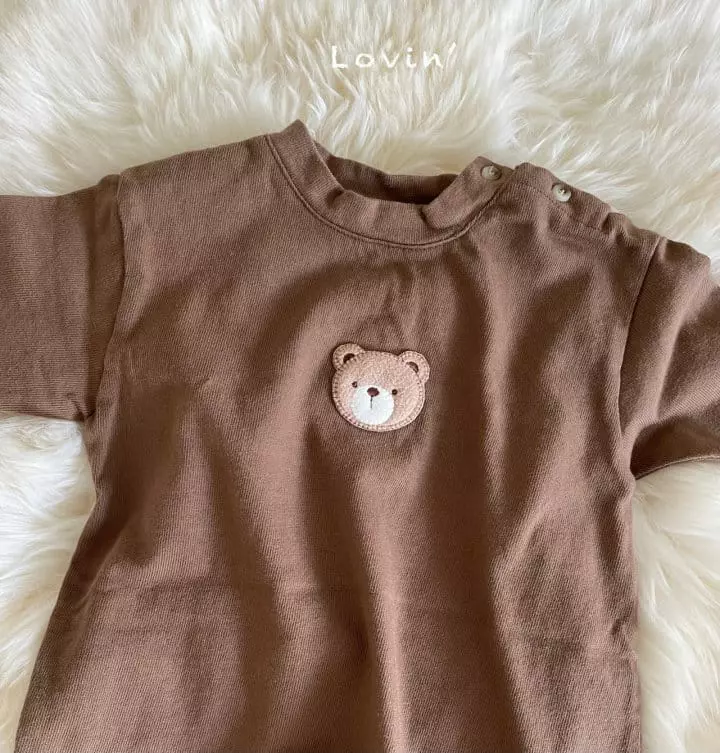 Lovin - Korean Baby Fashion - #babyfever - Bear Bodysuit Bebe - 5