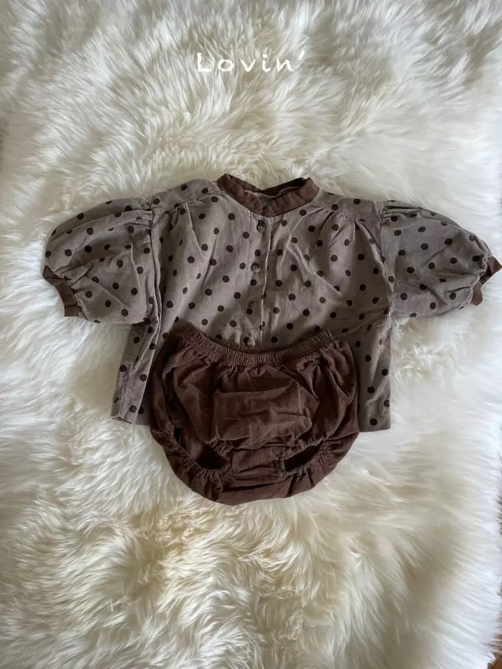 Lovin - Korean Baby Fashion - #babyfever - Dot Blouse Bebe - 3