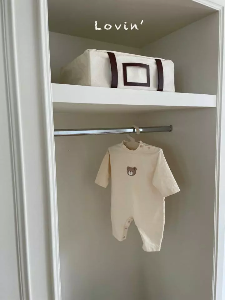 Lovin - Korean Baby Fashion - #babygirlfashion - Bear Bodysuit Bebe - 6