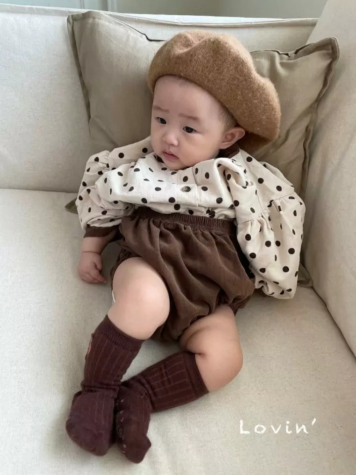 Lovin - Korean Baby Fashion - #babyoninstagram - Dot Blouse Bebe - 6