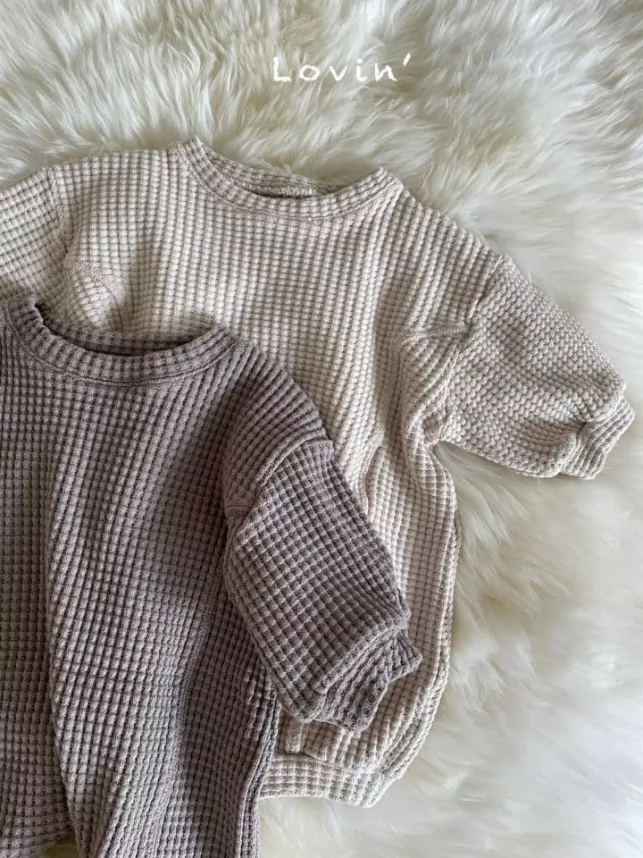 Lovin - Korean Baby Fashion - #babyoninstagram - Big Waffle Bodysuit Bebe - 2
