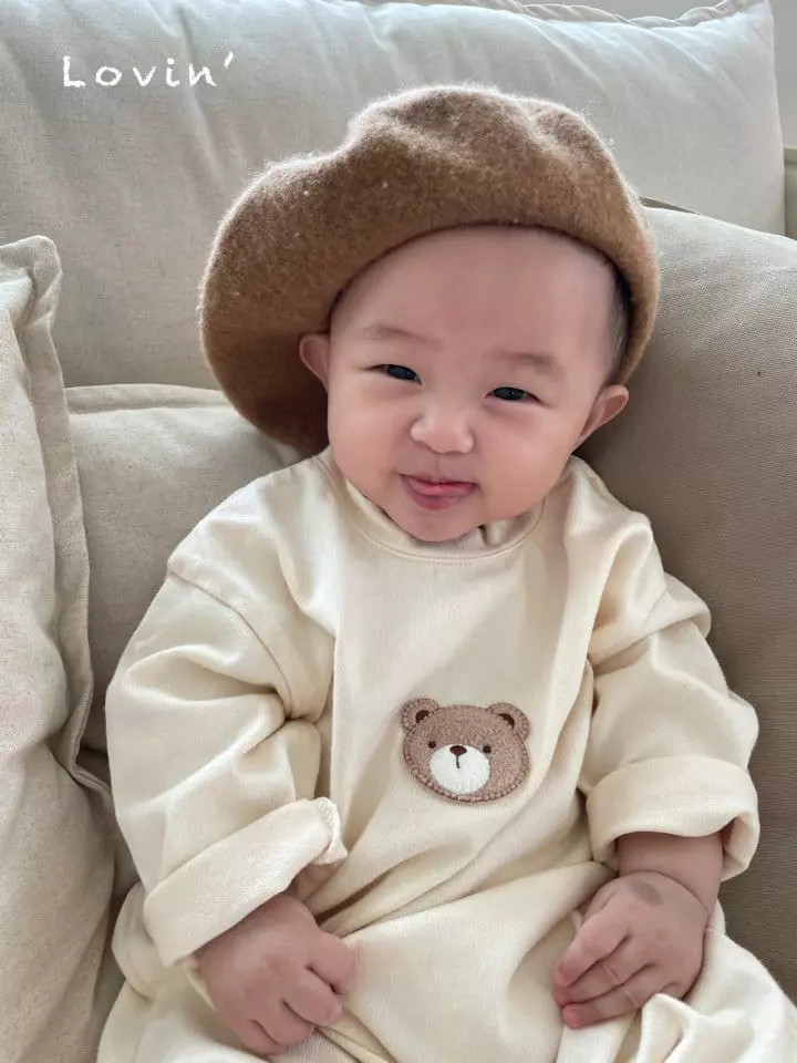 Lovin - Korean Baby Fashion - #babyootd - Bear Bodysuit Bebe - 9