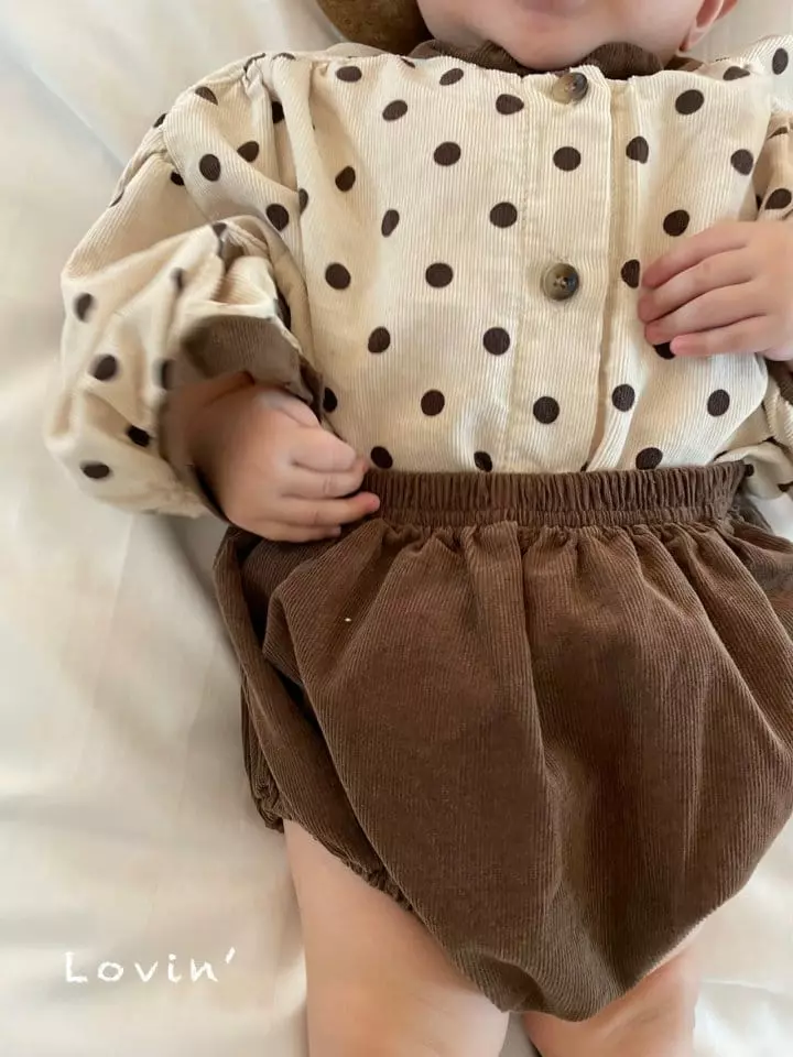 Lovin - Korean Baby Fashion - #babyoutfit - Dot Blouse Bebe - 8