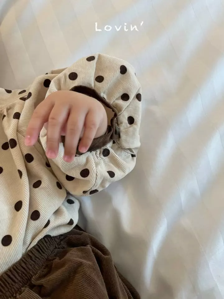Lovin - Korean Baby Fashion - #babyoutfit - Dot Blouse Bebe - 9