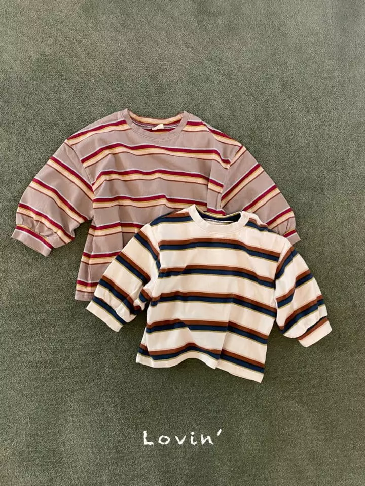 Lovin - Korean Baby Fashion - #babyoutfit - Multi Tee Bebe - 7
