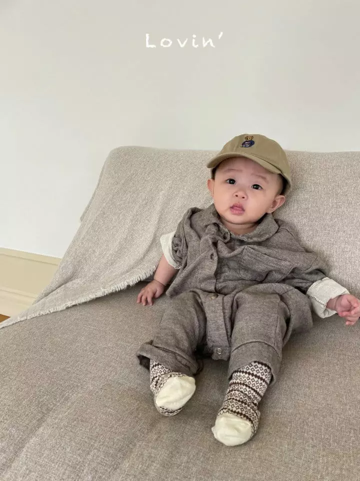 Lovin - Korean Baby Fashion - #babyoutfit - Shitr Bodysuit Bebe - 6