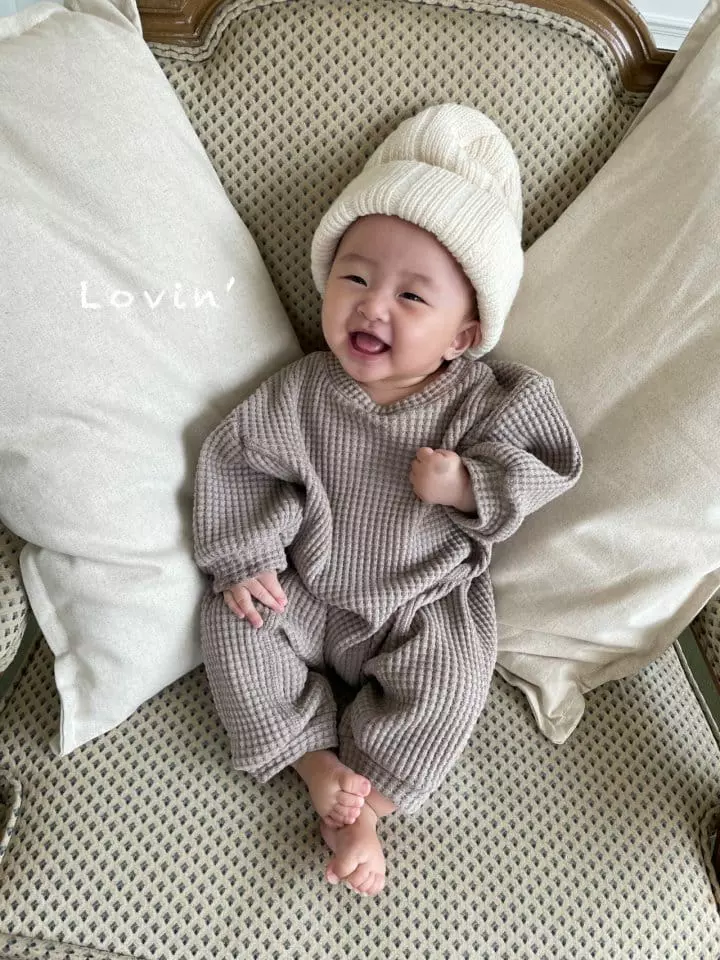 Lovin - Korean Baby Fashion - #smilingbaby - Big Waffle Bodysuit Bebe - 9