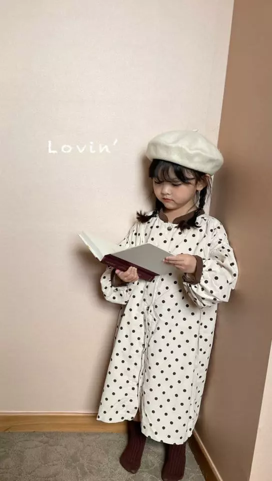 Lovin - Korean Children Fashion - #Kfashion4kids - Dot One-piece - 5