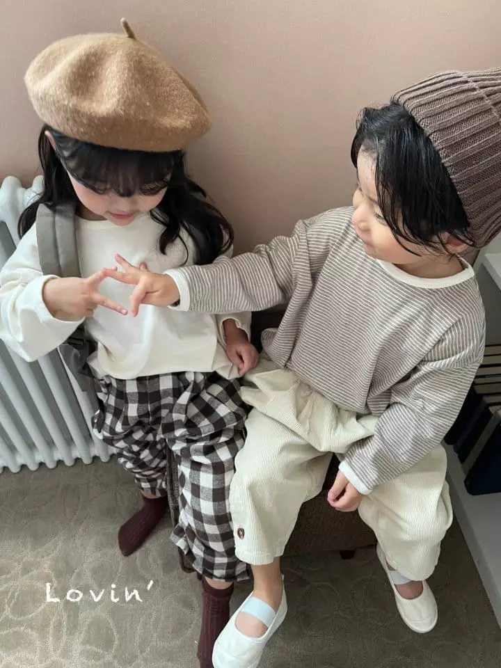 Lovin - Korean Children Fashion - #childofig - Small Stripes Tee - 8
