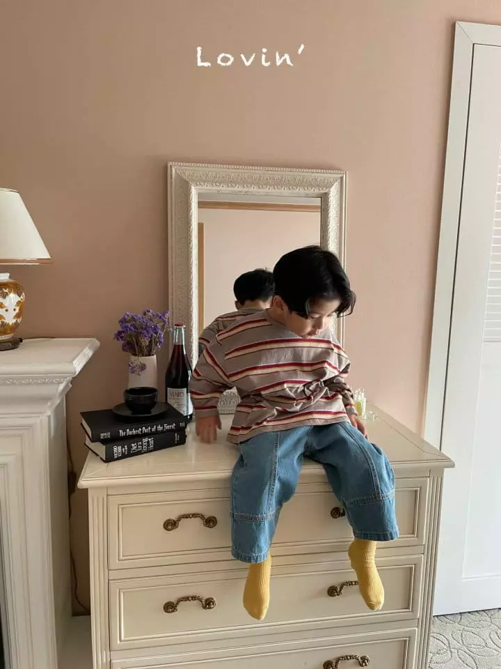 Lovin - Korean Children Fashion - #discoveringself - Multi Tee - 9