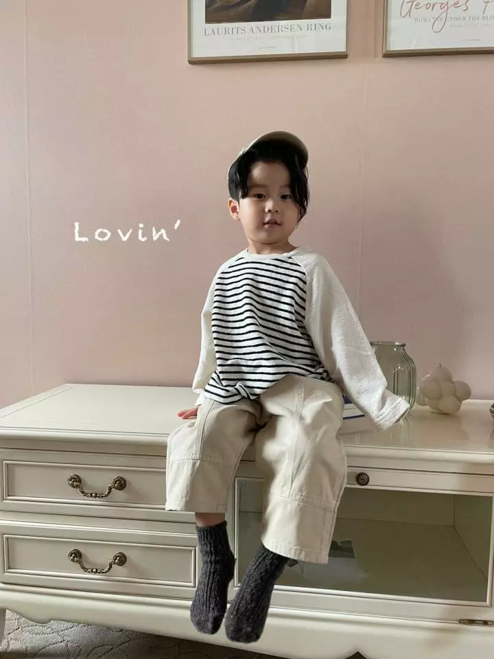 Lovin - Korean Children Fashion - #fashionkids - Color Raglan Tee - 5