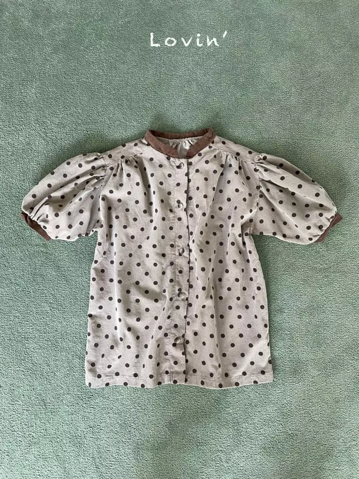 Lovin - Korean Children Fashion - #kidsshorts - Dot One-piece - 2
