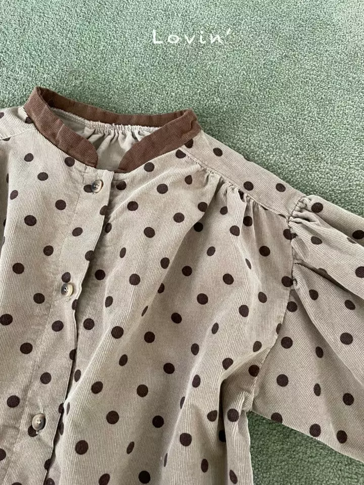 Lovin - Korean Children Fashion - #kidsstore - Dot One-piece - 3