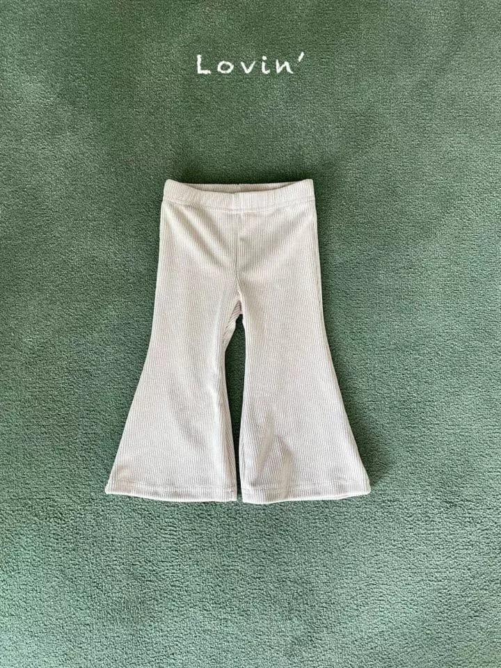 Lovin - Korean Children Fashion - #kidsstore - Bootscut Pants - 2