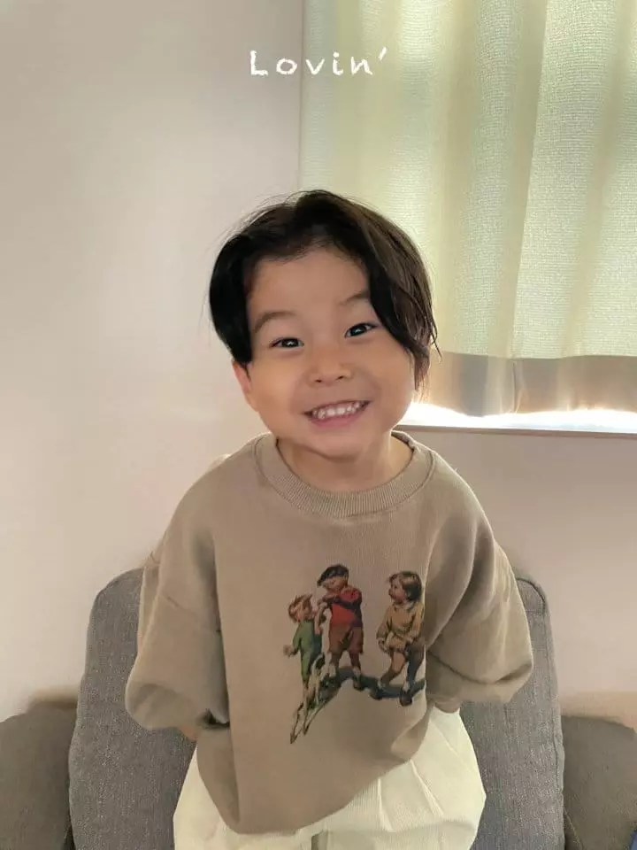 Lovin - Korean Children Fashion - #kidzfashiontrend - 3 People Sweatshirt - 7
