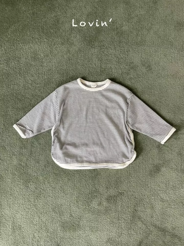 Lovin - Korean Children Fashion - #kidzfashiontrend - Small Stripes Tee