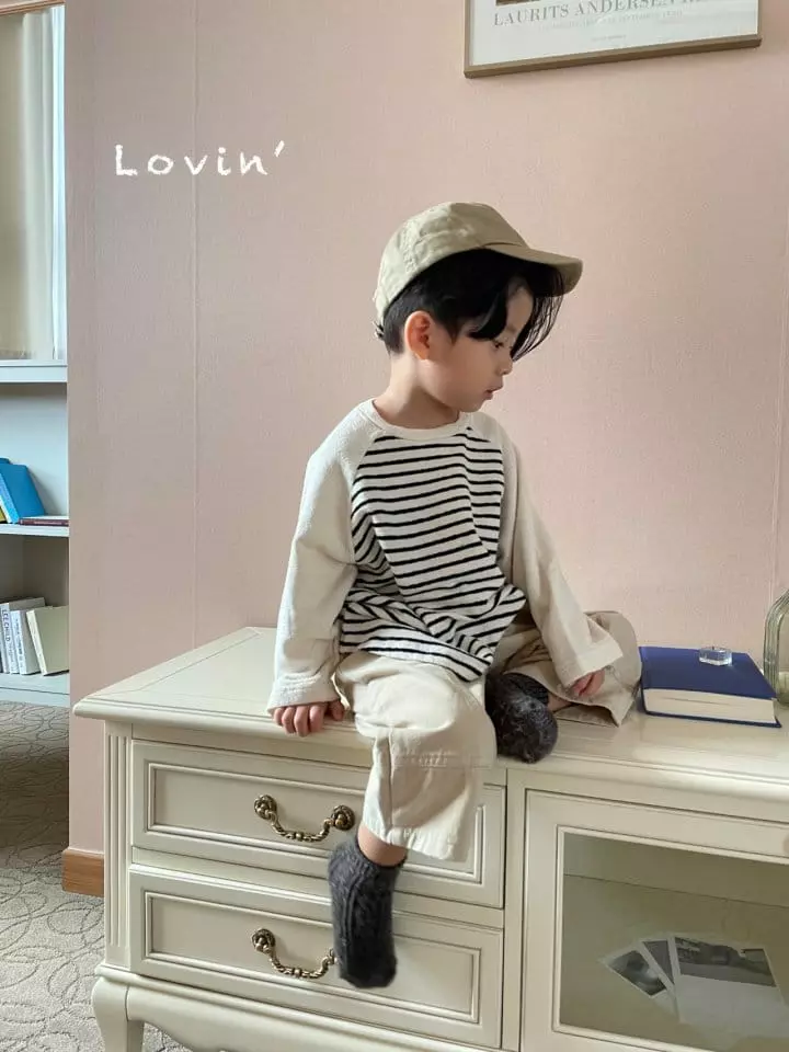 Lovin - Korean Children Fashion - #littlefashionista - Color Raglan Tee - 10