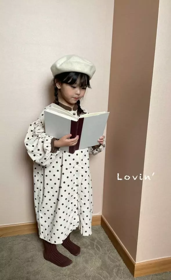 Lovin - Korean Children Fashion - #littlefashionista - Dot One-piece - 6