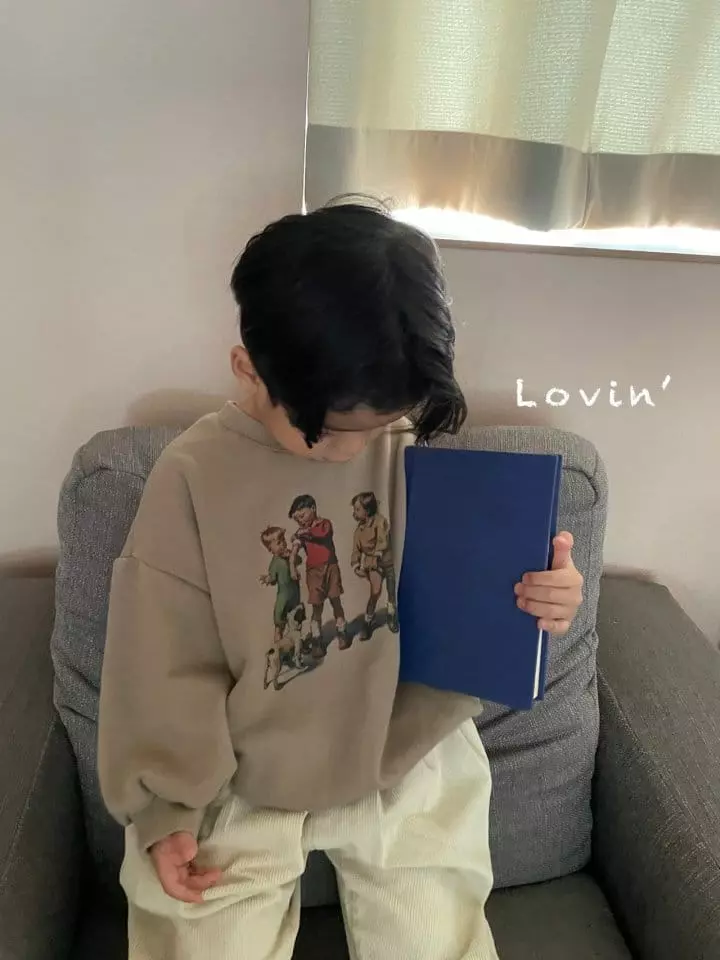 Lovin - Korean Children Fashion - #magicofchildhood - 3 People Sweatshirt - 10